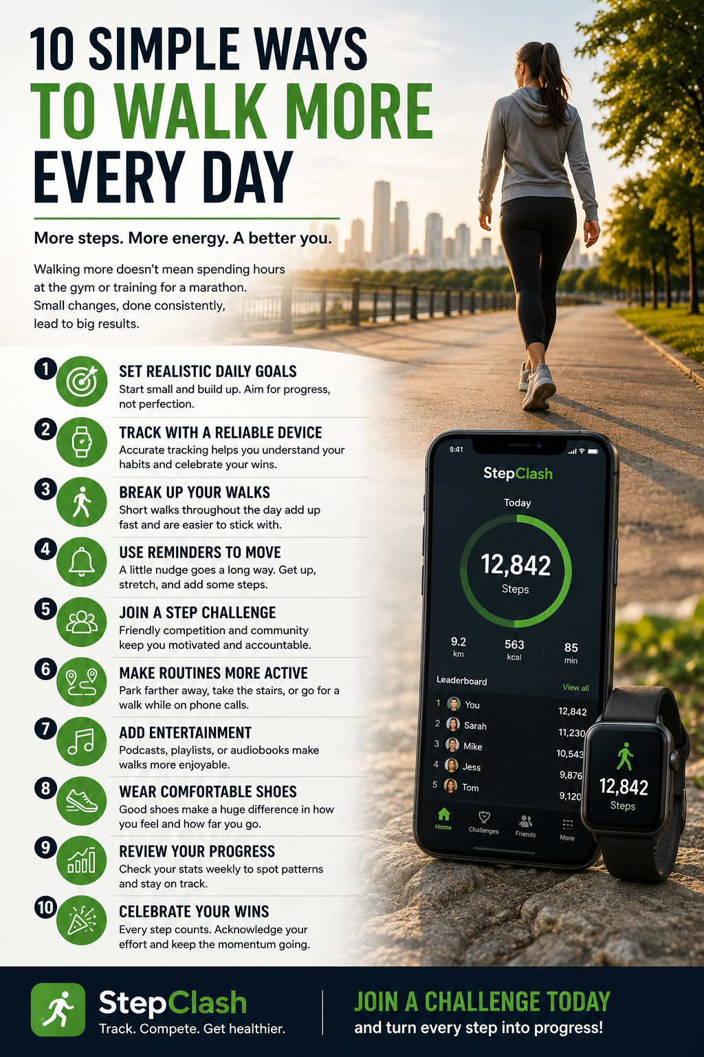 10 Simple Ways to Walk More Every Day Without Overcomplicating It